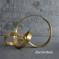 Electroplated Metal Twist Decor