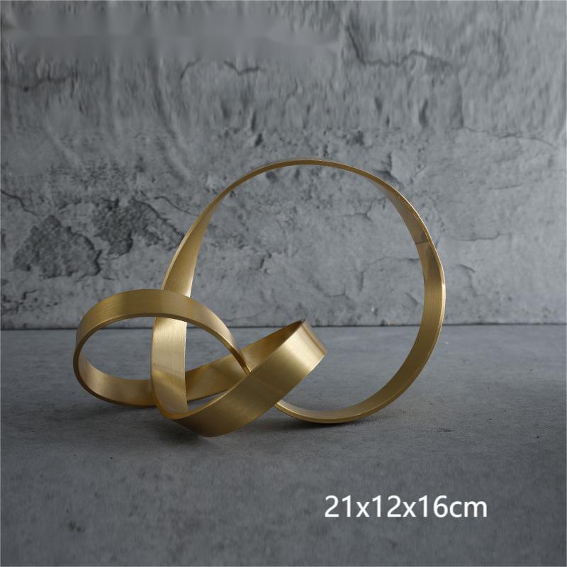 Electroplated Metal Twist Decor