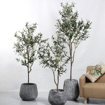 Large Simulation Plant Olive Tree Indoor Window Decoration Simulation Tree