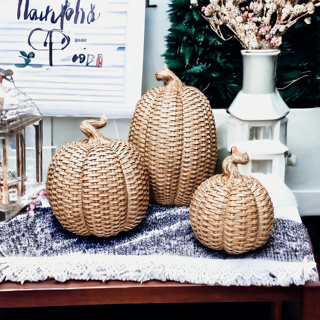 Rattan Pumpkins