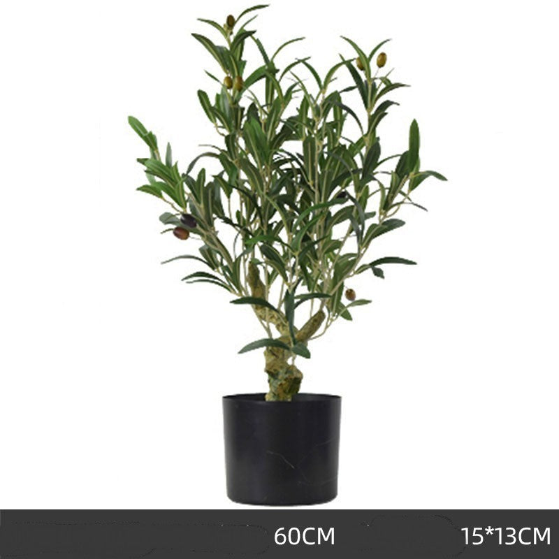 Large Simulation Plant Olive Tree Indoor Window Decoration Simulation Tree