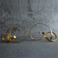 Electroplated Metal Twist Decor